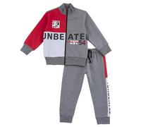 Chicco Completo Tuta Due Pezzi: Felpa Con Zip E Pantaloni, Tuta Bambini e ragazzi, Grigio, 10 anni