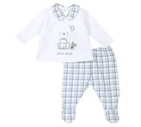 Chicco Coprifasce E Ghettina, Pigiamino per bambino e neonato Unisex - Bimbi 0-24, Bianco (2), 6 mesi