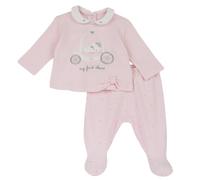 Chicco Coprifasce E Ghettina, Pigiamino per bambino e neonato Unisex - Bimbi 0-24, Rosa, 3 mesi