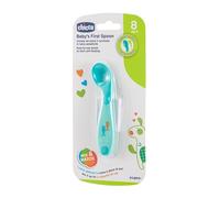 Chicco Cucchiaio a gomito Colore blu 8 m+ Confezione da 1pz