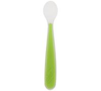 Chicco Cucchiaio Morbido in Silicone 6m+, Cucchiaio per Svezzamento con Punta Flessibile Salva-Gengive e Design Igienico, Manico Lungo Ergonomico per Vasetti e Omogeneizzati, Senza BPA