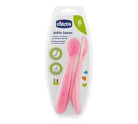 Chicco cucchiaio silicone femminile bi pack 6m+
