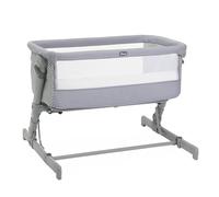 Culla Chicco Next2Me Go Soft Grey Richiudibile con Materasso e Borsa da Viaggio