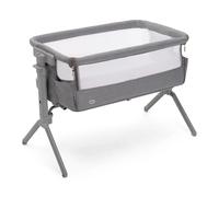 Chicco Next2Me Armonia, Culla Neonato Fianco Letto, Spondina Apribile, 11 Livelli di Altezza, Altezza Regolabile da 66 fino a 83 cm, 4 Ruote, Ottima Circolazione dell’Aria, Grigio