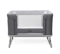 CHICCO Next to Me Forever Lettino Culla Neonato da Campeggio, Viaggio, Portatile Fianco Letto per Co-sleeping con Ruote funzione Dondolo colore Slate Grey