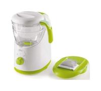 Chicco Easy Meal pentola a vapore 1 cestello/i Libera installazione 500 W Verde, Bianco