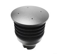 Chicco di caffè monodose per tramoggia con soffietto a pressione manuale, coperchio in alluminio e deflettore anti-popcorn per macina macina, 105 x 84 mm, nero (bianco)