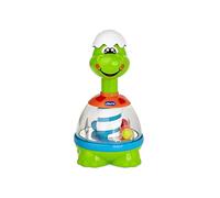 Chicco Dino Trottolino, Trottola con Sfere Colorate, Pomello e Specchio Centrale per Giochi di Luce, Regalo Neonati e Bambini 6 Mesi - 3 Anni