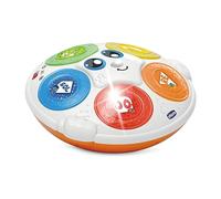 Chicco Donatello il Tamburello, Strumenti Musicali per Bambini, Gioco Musicale Educativo Elettronico, Tamburo Giocattolo, 2 modalità di gioco, 30+ Canzoni, 5 Tasti e Luci, Giochi Bimbi 6 mesi- 3 anni