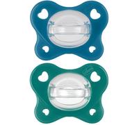 Chicco Dual Soft Succhietto Azzurro 16-36 Mesi 2 Pezzi