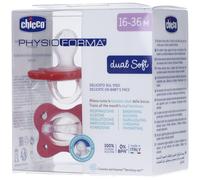 Chicco Dual Soft Succhietto Rosa 16-36 Mesi 2 Pezzi 4x2 St
