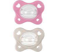 Chicco dual soft succhietto rosa 6-16 mesi 2 pezzi