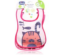 Set Bavaglini Chicco Easy Meal Bib 2pz Rosa