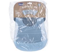 Chicco Easy Roll Bib Bavaglino In Silicone Con Tasca Azzurro 1 pz Altr