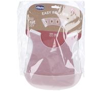 Chicco Easy Roll Bib Bavaglino In Silicone Con Tasca Rosa 1 pz Altro