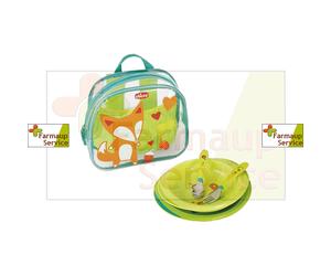 Chicco First Backpack Set Portavivande Bambino Per Mangiare Ovunque Zainetto