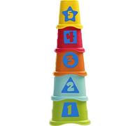 Chicco Gioco 2 in 1 Tazze Impilabili, 6-36 Mesi