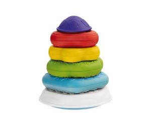 Chicco Gioco 2 in 1 Torre Anelli Chicco per bambini, 6-36 mesi