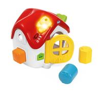 Chicco Gioco ABC Casina Luci e Suoni, Gioco elettronico biligue, Italiano e Inglese, Centro attività, Forme e incastri, 50 Parole e Frasi, 10-36 Mesi