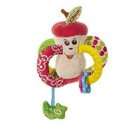 Chicco - Gioco Afferrafacile Mela, Gioco in Tessuto Morbido e Colorato, Parti in Tessuto e in Plastica, Lavabile in Lavatrice, 3-24 Mesi