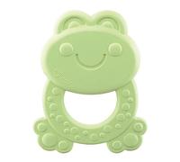 Chicco Gioco Massaggiagengive Rana, Realizzato in Morbida Bioplastica Proveniente da Fonti Vegetali, Made in Italy, Età 3-18 Mesi, Colori Assortiti