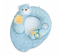 Chicco - Gioco Nido di Coccole, Morbido Cuscino 3 in 1, con Musica e Luce, Lavabile in Lavatrice, Azzurro, 0 Mesi +