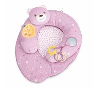 Chicco - Gioco Nido di Coccole, Morbido Cuscino 3 in 1, con Musica e Luce, per Rilassare Il Bambino in Tre Posizioni di Riposo, Rosa, Lavabile in Lavatrice, Batterie Non Incluse, 0 Mesi +