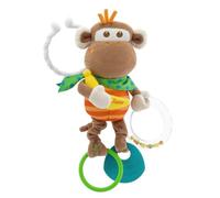 Chicco Gioco Scimmietta Prime Attivita', Trillino con Sonaglini e Diverse Attività a Forma di Morbida Scimmia, 3-24 Mesi