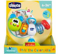 Chicco - Gioco Seggiolone Bruchino Ballerino, Gioco Elettronico con Ventosa p...