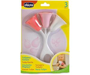 Chicco Gioco Tulipano Sonoro, Trillino per Bambini, Rosa