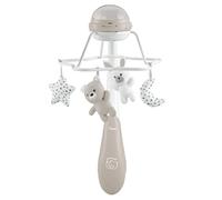 Chicco Giostrina Evolutiva Arcobaleno 3in1, per Culle Chicco Next2Me e Lettini, 3 Configurazioni, Proiezione Colori Arcobaleno, Musica Classica, Suoni della Natura, 4 Peluches, Telecomando, 0 Mesi+