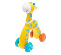 Chicco Giraffa Push&Go, Gioco per Bambini 12-36 Mesi, per stimolare Le attività psicomotorie, incoraggia i Bambini a Camminare, Design colorato e Accattivante,con Ruote gommate, Giochi Prima Infanzia