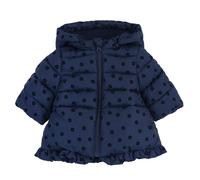 Chicco Giubbino Con Cappuccio, Caldo giubbino invernale con cappuccio staccabile Bimba 0-24, Blu, 6 mesi