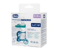 Chicco Gommotto Dual Soft Ciuccio in Silicone 16-36 Mesi 2 Pezzi