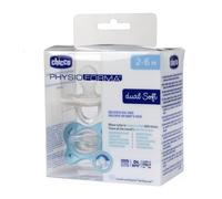 Chicco Gommotto Dual Soft Ciuccio in Silicone 2-6 Mesi 2 Pezzi