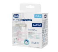 Chicco Gommotto Dual Soft Ciuccio in Silicone 2-6 Mesi 2 Pezzi