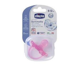 Chicco Gommotto in Silicone Color 6-12m+ Mesi 1 Pezzo Rosa