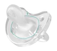 Chicco Succhietto Gommotto Physio 12m+ trasparente