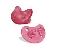Chicco PhysioForma - Succhietto Gommotto 16-36M Soft in Silicone Rosa, 2pezzi