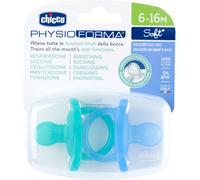 Chicco gommotto silicone azzurro 6-16 mesi 2 pezzi