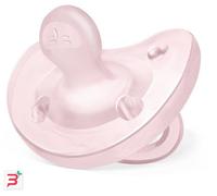 Chicco PhysioForma - Succhietto Gommotto 2-6M Soft in Silicone Rosa, 1 Pezzo