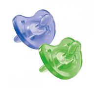 CHICCO GOMMOTTO SOFT SILICONE VERDE-LILLA 12M+