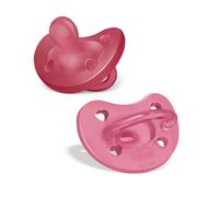 Chicco PhysioForma - Succhietto Gommotto 16-36M Soft in Silicone Rosa, 2pezzi