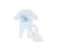Chicco, Idea Regalo Nascita Neonato, con Tutina, Bavaglia, Cappello in Morbido Tessuto, Abbigliamento e Accessori Neonato, Designed in Italy