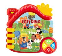 Chicco Il Libro della Fattoria, Libro Bambini Elettronico Evolutivo Bilingue Italiano/Inglese con Curiosità sugli Animali, Fattoria Parlante che Stimola la Lettura - Giochi Educativi 6 Mesi - 3 Anni