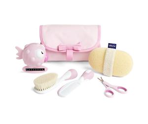 Chicco Il Mio Primo Beauty Rosa Termometro Guanto Spazzola e Pettine Forbici