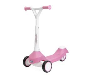 Chicco Il Mio Primo Monopattino Rosa per Bambini 2-5 Anni, 3 Ruote in Gomma Antiscivolo e Telaio Robusto Leggero, Sviluppo Equilibrio e capacità Motorie, Portata Max 20 kg, Colore Rosa