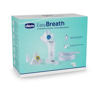 Chicco Easy Breath Kit per Aerosol, Set composto da una mascherina pediatrica e una per adulti, Ampolla Breath Enhanced, un tubo dell'aria, Boccaglio, Forcella nasale, Filtri di ricambio, 0m+
