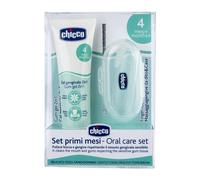 Chicco Kit Gel Gengivale e Massaggiagengive da Dito con Astuccio Set Primi Mesi 4m+