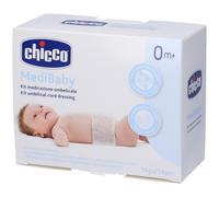 Chicco kit medicazione ombelicale benda a rete elastica calibro 6 + compresse in